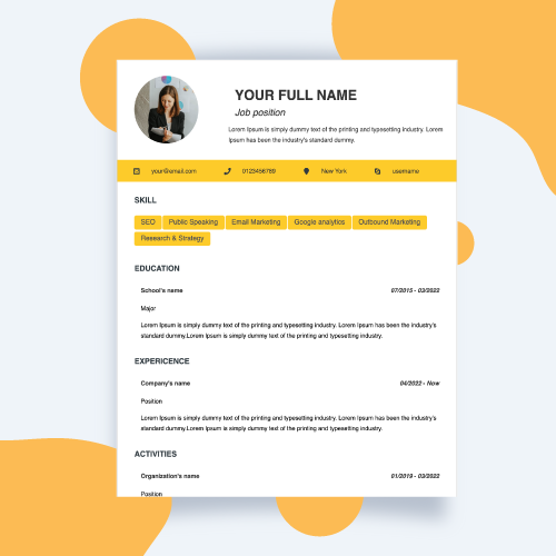 CV Layout 1
