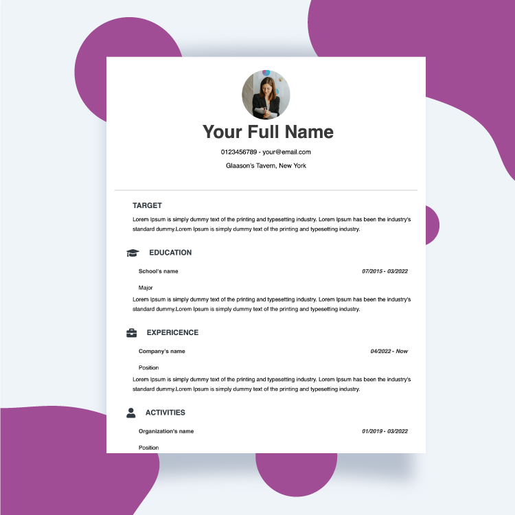 CV Layout 3