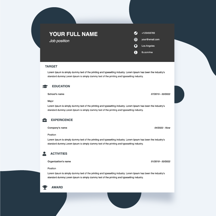 CV Layout 5